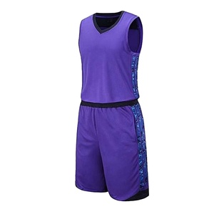Vêtements de sport d'entraînement de basket-ball personnalisables pour hommes maillot en tissu de maille à séchage rapide vêtements de basket-ball de sublimation d'usine - Product Image 6