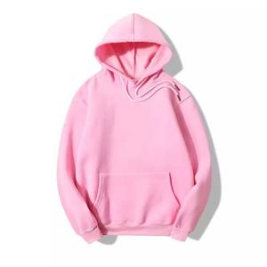 100% coton polaire en gros blanc pull surdimensionné sweat à capuche pour femme sweat Logo personnalisé broderie impression sweats à capuche basiques - Product Image 1
