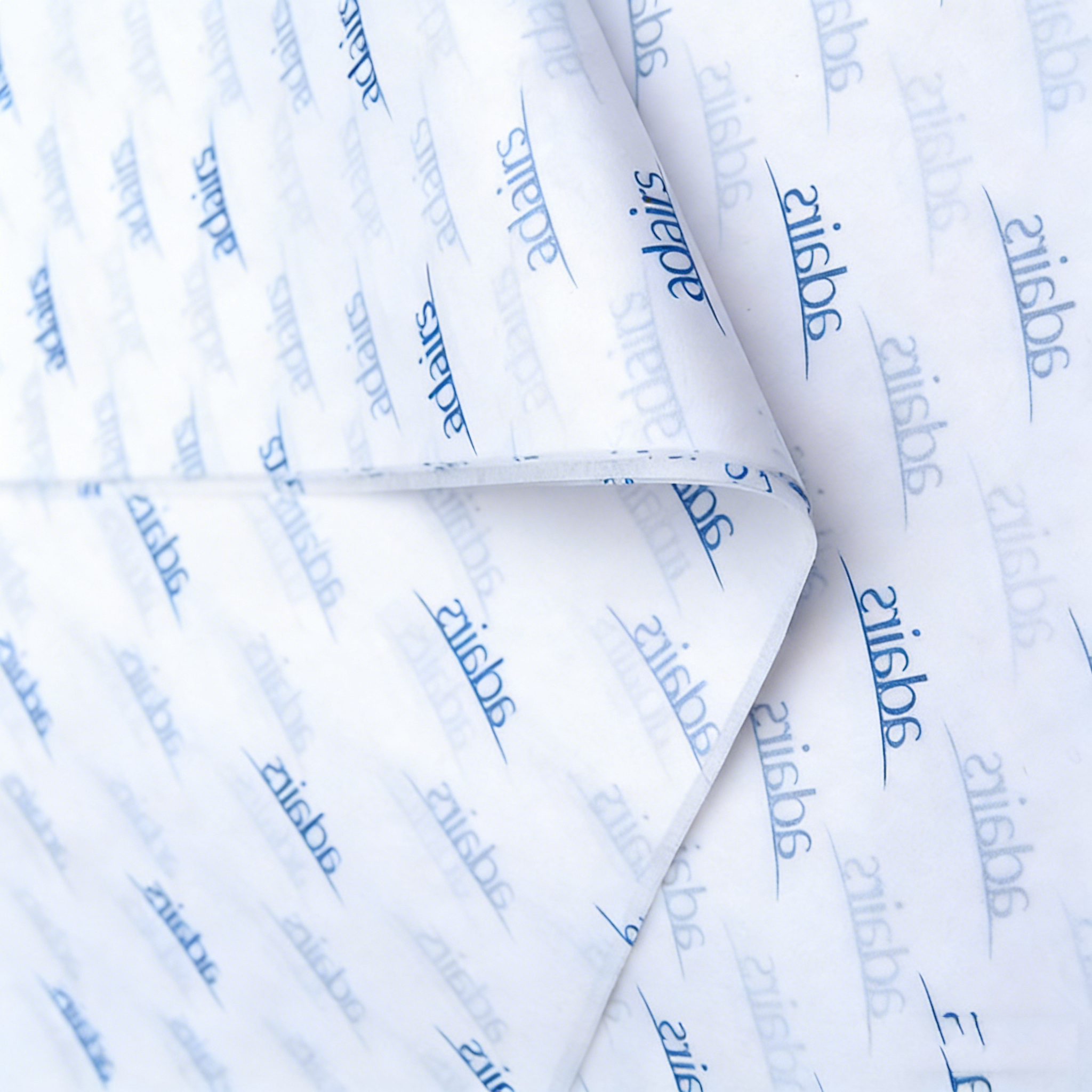 Eco-friendly Biodegradable Recycled Materials 17/28g Wrapping Tissue Paper for Shoe Gift Box Packaging Four-Color Custom Logo