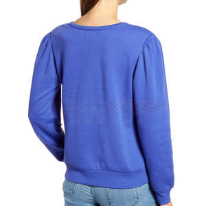 Autumn Winter New Design Slim Fit Fashion Pullover Woman's Crew Neck Sweatshirt <b>Lined</b> Casual Plus Size - Product Image 2