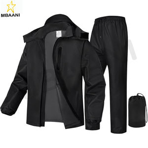 Traje Impermeable para Hombre, 2 Piezas, Equipo de Lluvia Plegable para Golf, Motociclismo y Pesca - Product Image 1
