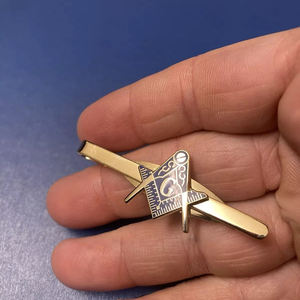 Haute qualité maçonnique Regalia Vintage petite pince à cravate 32 degrés rite écossais Shriners 3D boutons de manchette pinces à cravate ronpex - Product Image 4