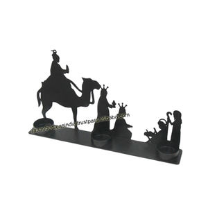 Candelabro de luz votiva de estilo clásico de calidad Superior, soporte de luz en T de Metal para centros de mesa de boda, decoración del hogar - Product Image 1