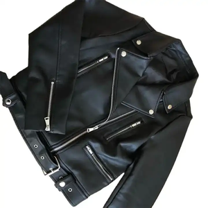 Venta al por mayor Chaquetas de PU Chaquetas de las mujeres Slim Fit Real de piel de oveja auténtica Prendas de abrigo para Streetwear y estilo casual - Product Image 5