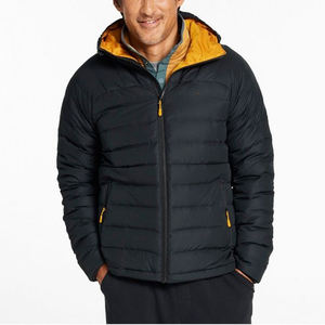 Veste d'hiver respirante et écologique pour homme, parka chaude, col montant, tissu tissé, service OEM disponible, décontractée - Product Image 2