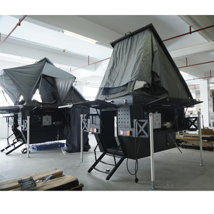 Ecocampor copertura del camioncino Alu-cabina a baldacchino in alluminio Pop-up letto Camper tenda da tetto in alluminio tettoia rigida per Jeep gladiatore - Product Image 6