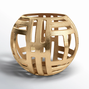 เชิงเทียนดีไซน์ใหม่สำหรับตกแต่งโต๊ะงานแต่งงาน  ภาชนะใส่เทียนอะลูมิเนียมดีไซน์ไม่ซ้ำใครสำหรับโรงแรม ห้องนั่งเล่น และของตกแต่งบ้าน - Product Image 4