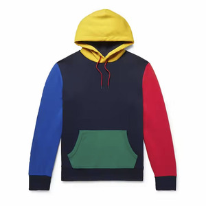 Sweat-shirts à capuche personnalisés imprimés multicolores en polaire pour l'hiver 2025 – Tissu polyester/coton de haute qualité, respirant et écologique - Product Image 1