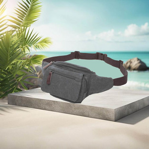 Women's Custom Design <b>Canvas</b> Fanny Pack Fashionable Cross Body Waist <b>Bag</b> Waterproof Hip <b>Bag</b> for Men - Product Image 6