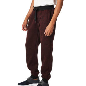Pantalones Jogger de algodón 100% poliéster para hombres con puños acanalados y cintura diseñados para la comodidad durante el ejercicio de caminar - Product Image 5