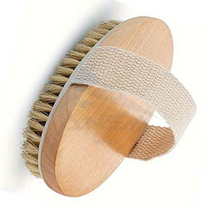 Brosse de toilettage vétérinaire écologique pour chevaux avec poils naturels doux manche en bois en plastique durable perte de bain quotidienne - Product Image 3