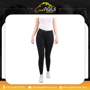 Culotte d'équitation pour femmes personnalisée pleine adhérence vêtements extensibles en vrac vente en gros équitation Jodhpurs pantalon - Product Image 6