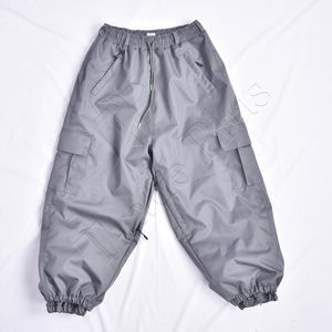 Pantalones de esquí al aire libre personalizados profesionales de alta calidad impermeables a prueba de viento de talla grande impreso Snowboard cintura elástica recta - Product Image 1