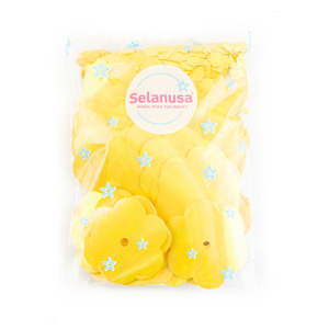 เลื่อมพิเศษรูปร่างตรงกลางหลุมสี selanusa - Product Image 1