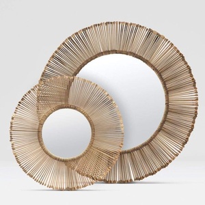 กระจกตกแต่งผนังในร่มดีไซน์ดีไซน์แบบคลาสสิกและทันสมัยกระจกตกแต่งหลายแบบ - Product Image 1