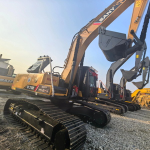 Excavadora Sany 215C usada de alta calidad 21ton marca China fácil operación motor sobre orugas caja de cambios maquinaria de construcción - Product Image 1