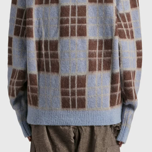 Suéter de mohair informal para hombre, jersey de manga larga, suave, cómodo, cálido, prendas de punto, moda de otoño e invierno, estilo callejero - Product Image 6