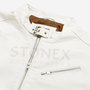 แจ็กเก็ตหนังผู้ชาย, เสื้อแจ็คเก็ตหนังแฟชั่นลำลองไซส์ใหญ่พิเศษ - Product Image 6