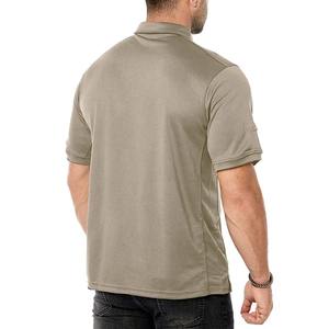 Polos de manga corta de verano para hombre, camisa informal para senderismo al aire libre, camisa táctica de rendimiento ligero de talla grande - Product Image 4