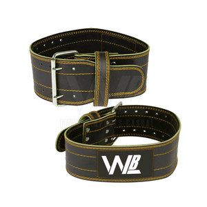 Heavy Duty Cowhide Non-Slip <b>Weight</b> Lifting <b>Belt</b> with Eco-Friendly Sustainable Features for Unisex Use in Powerlifting - Product Image 1