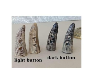 Unisex Garments Horn <b>Toggles</b> <b>Buttons</b> Handmade Classically Natural Designed Buffalo Horn <b>Toggles</b> <b>Button</b> Garments - Product Image 2