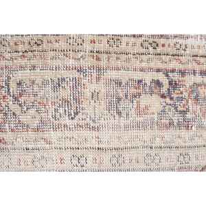 Alfombra vintage, alfombra turca redonda de 2.5x1.5 pies, alfombra beige marrón con motivos de plantas y árboles - Product Image 5