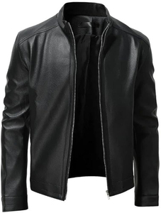 Chaqueta de Cuero de Moda para Hombre Más Vendida, Logotipo Personalizado, Chaqueta de Cuero 100% de Alta Calidad, Modelos Más Populares, Ropa para Hombre - Product Image 5