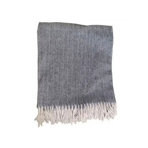 ผ้าห่มขนสัตว์ดีไซน์ใหม่ลายก้างปลาและเพชรจากผู้ผลิตอินเดีย2025 - Product Image 2