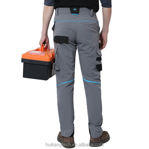 Pantalon de travail à haute élasticité pour hommes de qualité supérieure Pantalon de randonnée résistant à l'usure avec poches multiples avec genouillères Fabriqué en Inde - Product Image 5