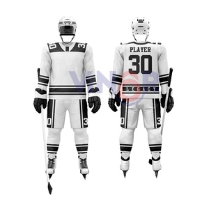 Custom 100% Polyester Comfortable Ice Hockey Uniform Sublimated Logo Team <b>Name</b> Design Breathable Anti-Bacterial Quick Dry Unisex - Product Image 3