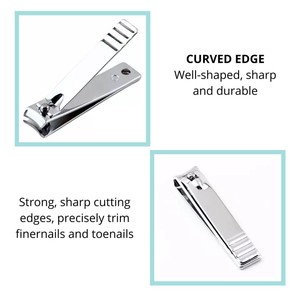 Ensemble de manucure 3 pièces pour la beauté des ongles Coupe-ongles Cutter Cuticle Pusher Trimmer Grooming Kit - Product Image 6