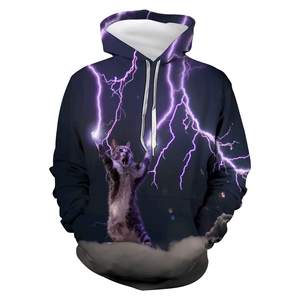 Sublimation Custom logo Oversized Hoodie <b>Mens</b> <b>Pullover</b> Full Print Sweatshirts Hoodies for <b>Men</b> Sublimation Print Hoodie - Product Image 3