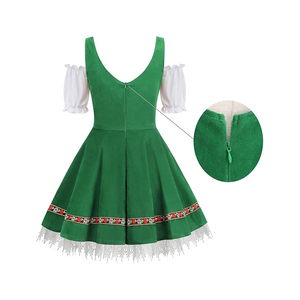 Dirndl Robe Midi Pour Femmes Nouveau Design Bas Prix Lederhosen Traditionnelle Bavaroise Avec Robe De Style De Fête - Product Image 6