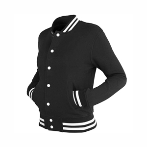 Nouveau style bon logo personnalisé vestes universitaires pour hommes col montant tissu de laine Style décontracté CollegeBaseballjacket pour hommes - Product Image 1