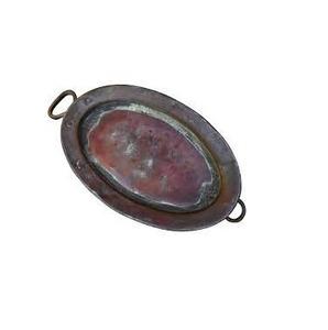 Prix raisonnables des plateaux de service en métal polis dans la conception antique martelée et plaine pour la décoration et les cadeaux - Product Image 1