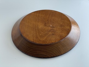 Bol à mélanger en bois rustique pour salade de fruits frais et cuisine quotidienne - Product Image 5