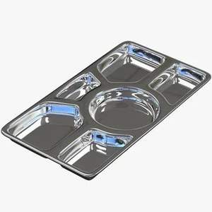 Vaisselle écologique en acier inoxydable plat d'assaisonnement plateau à sauce marmite bol à tremper pour barbecue vinaigre salade de chili assiette à collation - Product Image 3