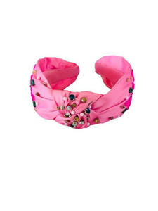 Stylish Knot-style Headband Silhouette Lightweight Comfortable Durable Luxury Handmade Beaded <b>Bunny</b> Motif Headband <b>Accessory</b> - Product Image 5