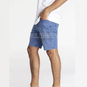 Top tendance hommes décontracté toile jean Shorts 100% coton solide conseil Shorts motif taille moyenne conception personnalisée Offre Spéciale Pakistan - Product Image 2