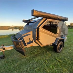 Customized Luxury Comes with Solar Panels and Furniture Offroad Travel Teardrop caravan off Road Camper Trailer - Product Image 3