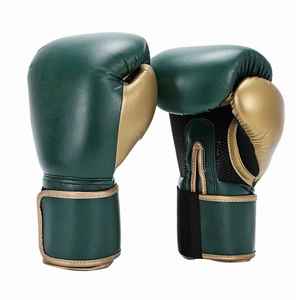 Guantes de boxeo personalizados de cuero duradero para entrenamiento de Kickboxing MMA Cierre de gancho y bucle Unisex Tamaño y color personalizables - Product Image 3
