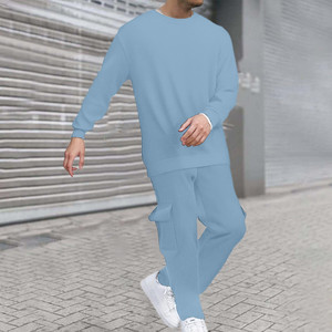 Chándal personalizado para hombre, Sudadera con capucha de gran tamaño de lana, chándal de algodón para hombre, chándal para correr, conjunto de pantalones de dos piezas para hombre, Jersey - Product Image 4