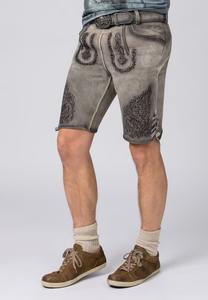 Short en cuir pour homme, vêtement de loisirs de chasse et de Style bavard avec étiquette personnalisée brodée TT-0016 - Product Image 3