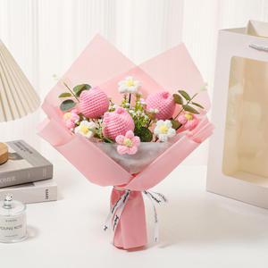 Flores de Ganchillo Estilo 2525, Venta al por Mayor, Ramo de Flores Tejidas, Regalo para el Día de San Valentín y el Día de la Madre - Product Image 1