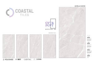 Baldosas de porcelana brillante de alta calidad 600x1200MM Fiago Bianco - Product Image 6