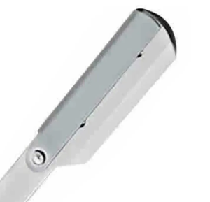 Maquinilla de afeitar recta de acero inoxidable de una sola hoja para hombres Diseño de Garganta Cortada con mango de madera para afeitado de peluquero - Product Image 6