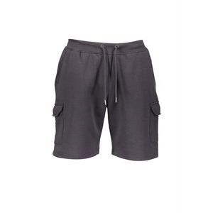 Pantalones cortos de chándal de forro polar técnico de gran tamaño para hombre con logotipo personalizado OEM, pantalones cortos de chándal personalizados de algodón 100%, bolsillo de carga, calidad superior sólida - Product Image 1