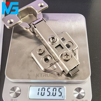Charnières de porte d'armoire à fermeture amortie 3D hydrauliques Meisu, prix usine, en acier laminé à froid nickelé pour cuisine