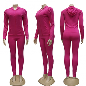 Conjunto Deportivo para Mujer, Estilo Nuevo, para Correr y Trotar, Transpirable, de Secado Rápido, Ligero, con Capucha, de Alta Calidad, para Fitness - Product Image 6
