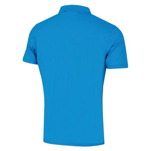 เสื้อโปโลปักลายสำหรับผู้ชายเสื้อโปโลทรงพอดีตัวผ้าโพลีเอสเตอร์น้ำหนักเบาระบายอากาศได้ดีป้องกันริ้วรอยแขนสั้นลำลอง - Product Image 5